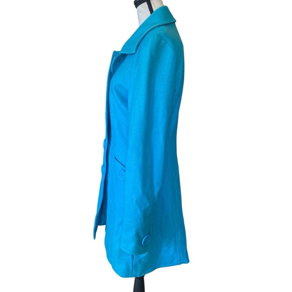 Vintage Tulle wool coat SZ LRG - Picture 2 of 9